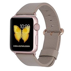 38mm Rose Gold Buckle Apple Watch Strap